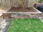 Border stenen getrommeld rood/grijs., Tuin en Terras, Bielzen en Borders, Ophalen, Gebruikt, Border, Beton