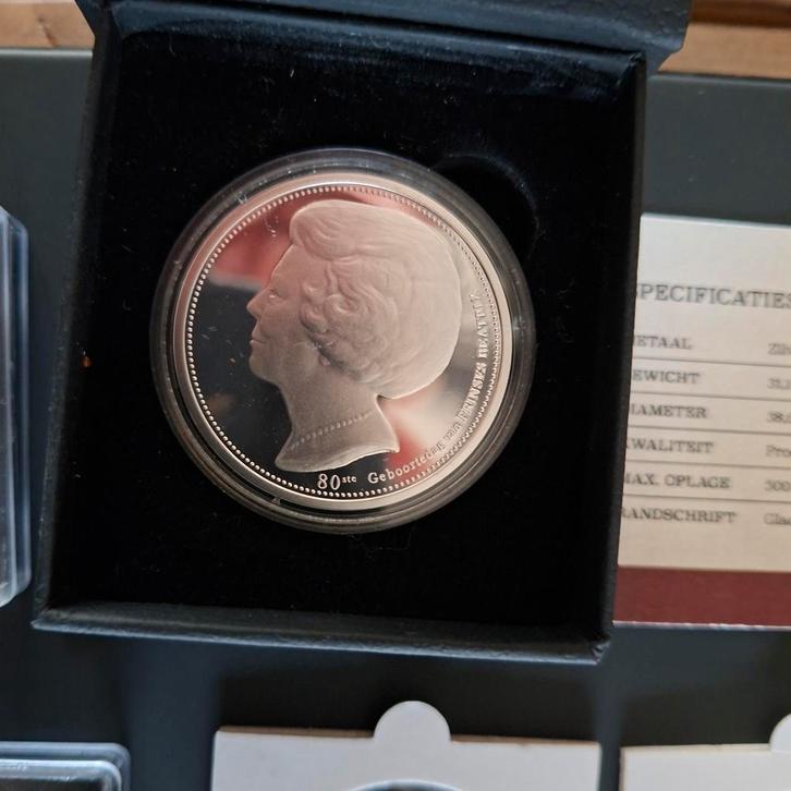 Zilveren Munt Beatrix, Postzegels en Munten, Munten | Nederland, Ophalen of Verzenden