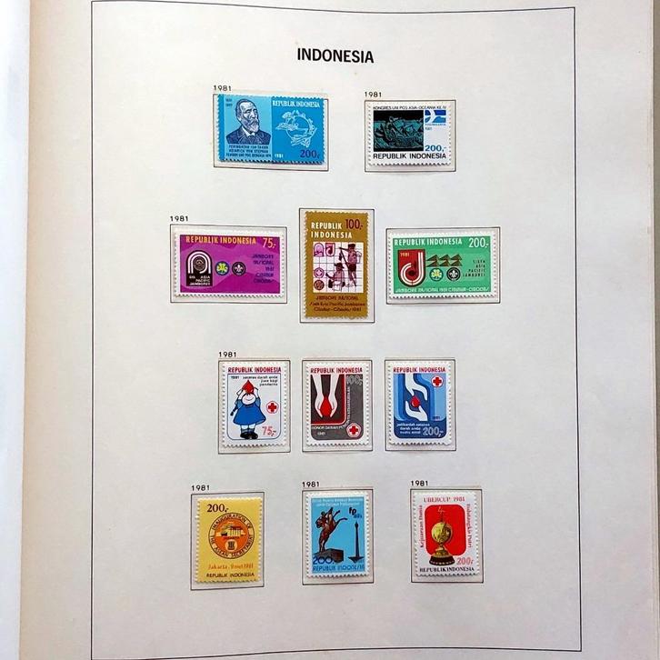 Indonesië 1981 herdenkingszegels postfris, Postzegels en Munten, Postzegels | Nederlands-Indië en Nieuw-Guinea, Postfris, Nederlands-Indië