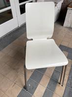 2 IKEA Gilbert stoelen in gebruikte staat, Twee, Gebruikt, Wit, Hout