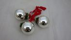 kersthanger met 3 zilverkleurige kerstballen, Ophalen of Verzenden, Gebruikt
