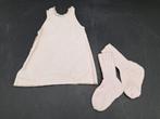 oud roze poppenonderjurk met sokjes, jaren 50, Ophalen of Verzenden, Zo goed als nieuw, Kleertjes