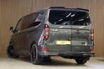 Ford Transit Custom 300 2.0 TDCI 170PK L2H1 DC LIMITED | L+R, Auto's, Bestelauto's, Stof, Zwart, 4 cilinders, 1912 kg