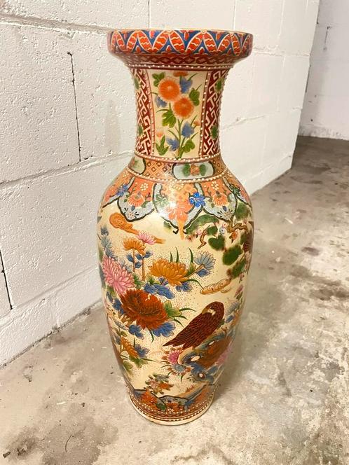 Chinees porseleinen grote vloervaas, buikvaas, Antiek en Kunst, Antiek | Vazen, Verzenden
