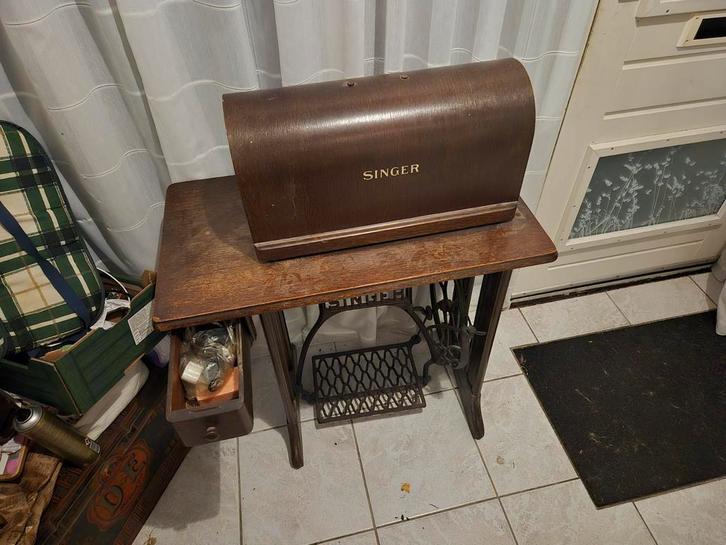Antieke Singer naaimachine., Antiek en Kunst, Antiek | Naaimachines, Ophalen
