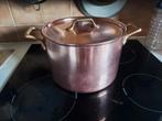 Wegro grote koperen kookpot/pan 7 liter rvs binnenkant, Ophalen of Verzenden, Gebruikt, Overige materialen, Koekenpan of Braadpan
