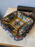 Antieke glas in lood (fruit) schaal, Ophalen
