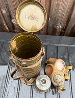 Tjechisch Fatra gasmasker 1937 Duits gebruikt, Verzamelen, Militaria | Tweede Wereldoorlog, Ophalen of Verzenden, Duitsland