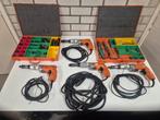 4x Fein Kinetic snelschroefmachines met Accessoires, Gebruikt, Variabele snelheid, Kinetic, Onbekend