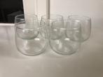 B025 Oude retro bowlglazen sapglazen waterglazen, Glas of Glazen, Gebruikt, Ophalen of Verzenden, Glas