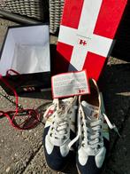 Fijne heren leren sneakers gympen, Ophalen of Verzenden, Gedragen
