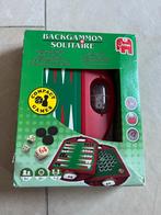 2 in 1 Reisspel Backgammon en Solitaire, Ophalen of Verzenden
