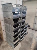 Industriële metalen magazijnbakken, Ophalen, Gebruikt