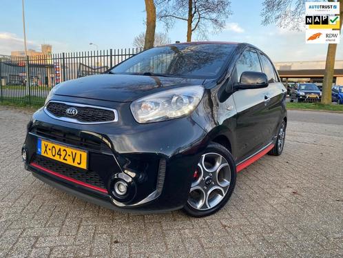 Kia Picanto 1.2 CVVT SportsLine Airco Tel Pdc Km 97592, Auto's, Kia, Bedrijf, Te koop, Picanto, ABS, Airbags, Alarm, Centrale vergrendeling