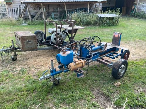 Unieke zware kloofmachine 220, 380 en eigen dieselmotor, Tuin en Terras, Kloofmachines, Gebruikt, Liggend, Elektrisch, Ophalen