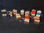 Vintage sleutelhangers "Sigaretten" o.a. Camel, Hunter, Roxy, Verzamelen, Ophalen of Verzenden, Zo goed als nieuw