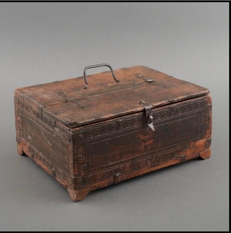 Antiek Dauri kistje, Antiek en Kunst, Ophalen of Verzenden