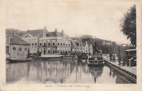 AY532 Joure Tolhuis met Tolhuisbrug Friesland 1927, Verzamelen, Ansichtkaarten | Nederland, Gelopen, Friesland, 1920 tot 1940