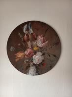 Bloemstilleven in ovale lijst, Ophalen of Verzenden