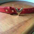 Valentino rode riem, Kleding | Dames, Echt leder, Tailleriem, Ophalen of Verzenden, Zo goed als nieuw