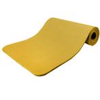 Yoga mat geel, 190x100x1,5 cm, fitnessmat, pilates, aerobics, Sport en Fitness, Nieuw, Ophalen of Verzenden, Yogamat