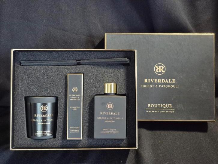 Riverdale Boutique cadeaupakket  geur Forest & Patchouli, Verzamelen, Parfumverzamelingen, Zo goed als nieuw, Gevuld, Ophalen of Verzenden