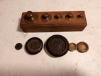 Antieke vintage gewichten voor weegschaal, Antiek en Kunst, Ophalen of Verzenden