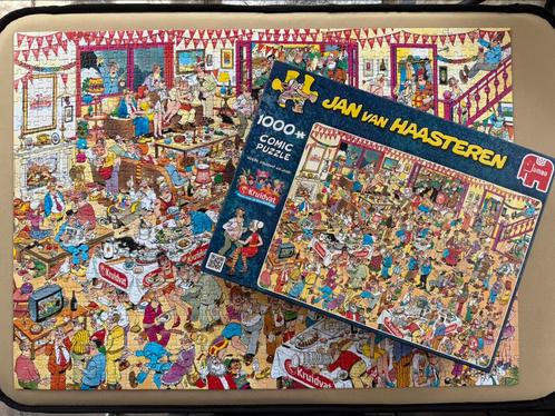 Jan van Haasteren ‘HOERA, KRUIDVAT 40 JAAR’ 1000 stukjes, Hobby en Vrije tijd, Denksport en Puzzels, Zo goed als nieuw, Legpuzzel