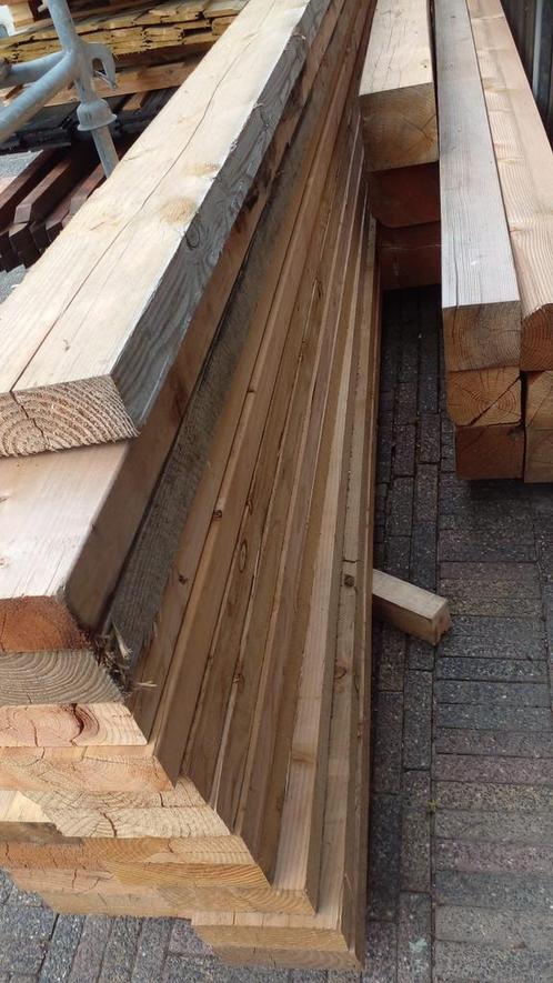 Douglas balken 20 cm breed, 7 cm dik en 5 meter lang, Tuin en Terras, Palen, Balken en Planken, Nieuw, Balken, 250 cm of meer