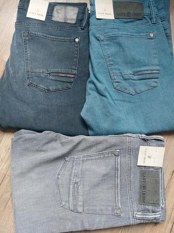 Voordeelpakket 3x Cast Iron Riser slimfit jeans W32 L36