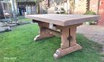 Oude eiken eettafel / kloostertafel.  190x86x75.5 cm, Huis en Inrichting, Stoer landelijk  sober antiek vintage, Eikenhout, Zo goed als nieuw