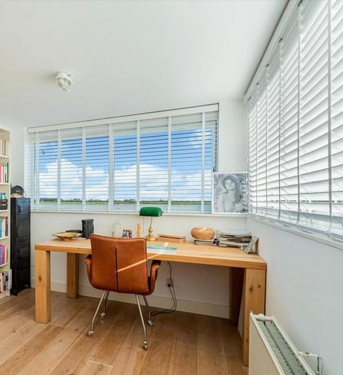 Witte zonwering / lamellen, Huis en Inrichting, Stoffering | Gordijnen en Lamellen, Zo goed als nieuw, 200 cm of meer, Wit, Ophalen