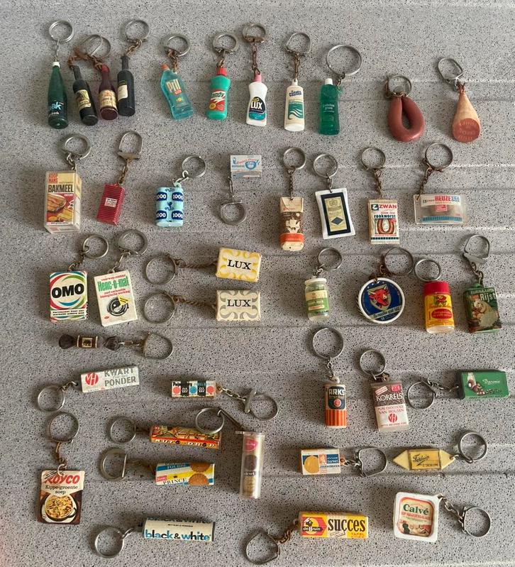 Superleuke oude sleutelhangers verpakkingen Andy Omo, Verzamelen, Sleutelhangers, Zo goed als nieuw, Ophalen of Verzenden