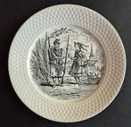 antiek wandbord Militair 19e eeuw Petrus Regout, Verzamelen, Militaria | Algemeen, Ophalen, Landmacht, Nederland, Overige typen