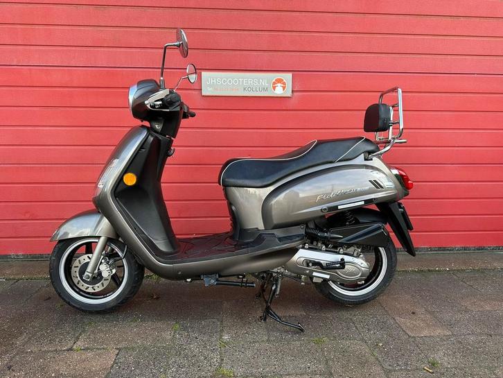 Sym Fiddle II 50cc – Zeer nette snorscooter, Fietsen en Brommers, Scooters | SYM, Zo goed als nieuw, Fiddle, Maximaal 25 km/u
