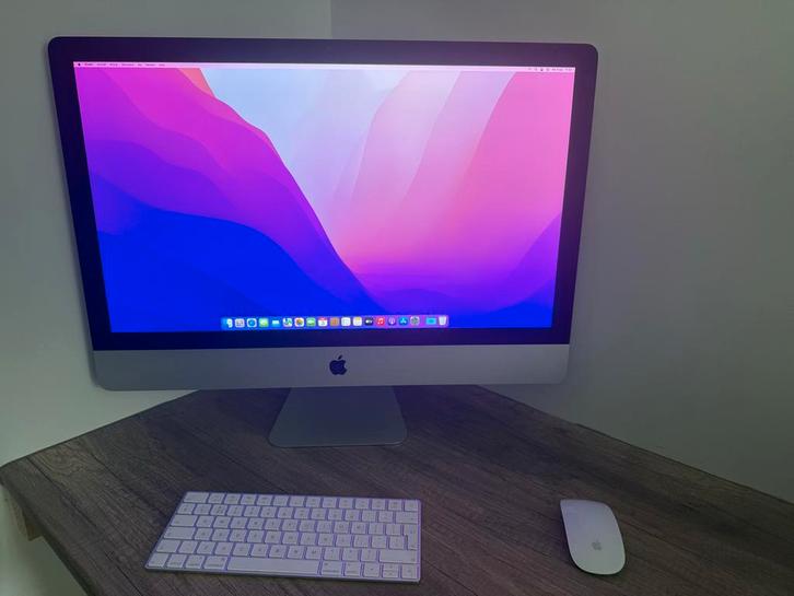 iMac 27-inch, Quad-Core i5, 16GB RAM, Monterey, Computers en Software, Apple Desktops, Gebruikt, iMac, Onbekend, 3 tot 4 Ghz, Ophalen of Verzenden