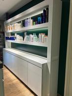 Grote etaleerkast met voorraadruimte, Huis en Inrichting, Kasten | Dressoirs, Ophalen, Kunststof, Gebruikt, 200 cm of meer
