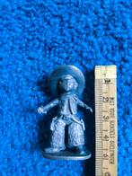 Vintage Tinnen Cowboy Figuur, Ophalen of Verzenden, Gebruikt, 1:50 of kleiner, Figuur of Figuren