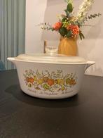 Spice of life B-4-B met glazen deksel Corning Ware Vintage, Ophalen of Verzenden