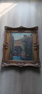 klassiek stuk, H.W. Buskop, nalatenschap, gracht., Antiek en Kunst, Kunst | Schilderijen | Klassiek, Ophalen