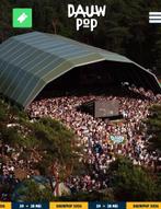 2 super early weekendtickets dauwpop excl camping, Twee personen