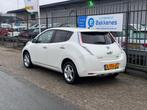 Nissan LEAF Acenta 24 kWh | NAP | Camera | Navi | Cruise, Auto's, Nissan, Gebruikt, 199 km, Alcantara, Wit