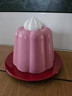 Kado kleverig &k puddingstolp keramiek roze, Huis en Inrichting, Ophalen of Verzenden, Zo goed als nieuw, Schaal
