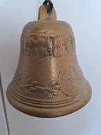 Antieke Bronzen Bel met Versieringen, Ophalen of Verzenden, Brons