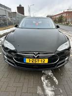 Tesla Model S 2015 Zwart, Auto's, Tesla, Beige, Model S, Zwart, 315 pk