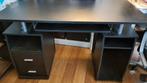 [AL OPGEHAALD] zwarte computertafel, Ophalen, Gebruikt, Bureau