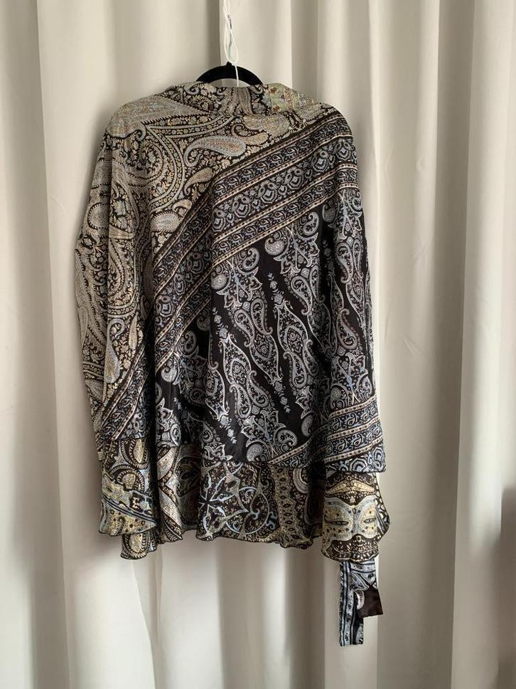 Omslag rok zijde 1 maat, Kleding | Dames, Rokken, Zo goed als nieuw, Maat 38/40 (M), Boven de knie, Ophalen of Verzenden