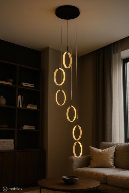 Online Veiling: LED hanglamp – B069/6 – 3000K – Warm wit ..., Huis en Inrichting, Lampen | Hanglampen, Nieuw