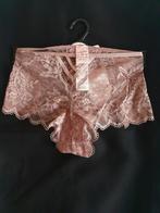 NIEUW! Hunkemöller. Vincey boxer/slip. Mooi kant. Oud rose, Ophalen of Verzenden