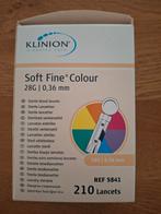 Klinion soft Fine Colour lancetten, Ophalen of Verzenden, Nieuw